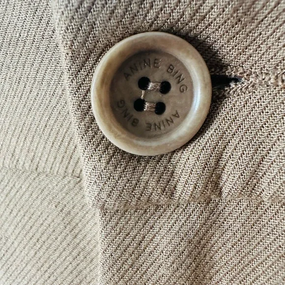 Anine Bing Carrie Wide Leg Pleated Front Pant - Picture 6 of 10